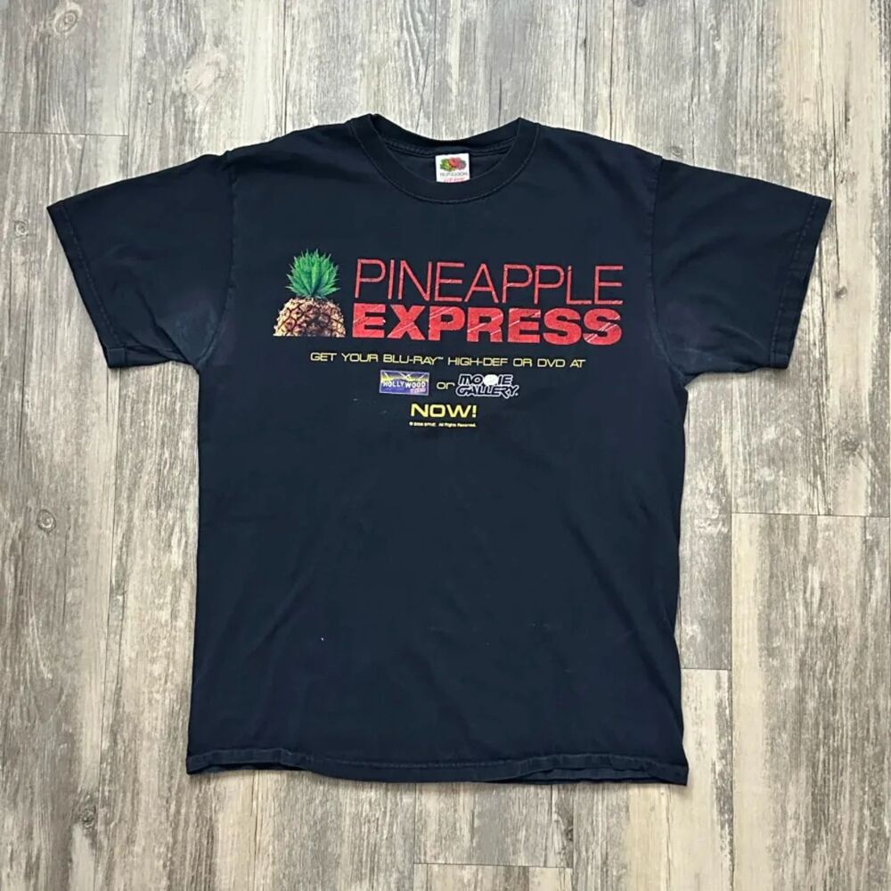 Vintage 2008 Pineapple Express Movie Promo T-Shirt Size Medium